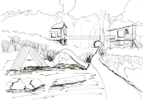 Nature Play Space Design orterra School education playspace