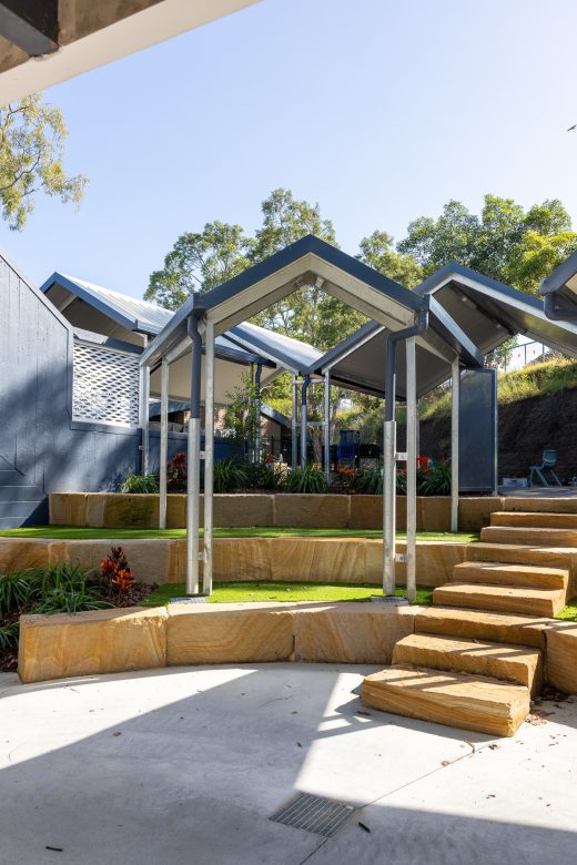 Tiered Seating and Shade areas